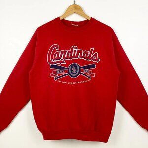 90s Vintage MLB St Louis Cardinals Crewneck Sweatshirt, Retro Baseball Shirt Tee